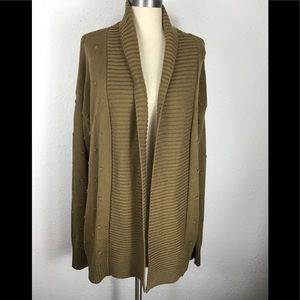 Callahan brown open front sweater cardigan…